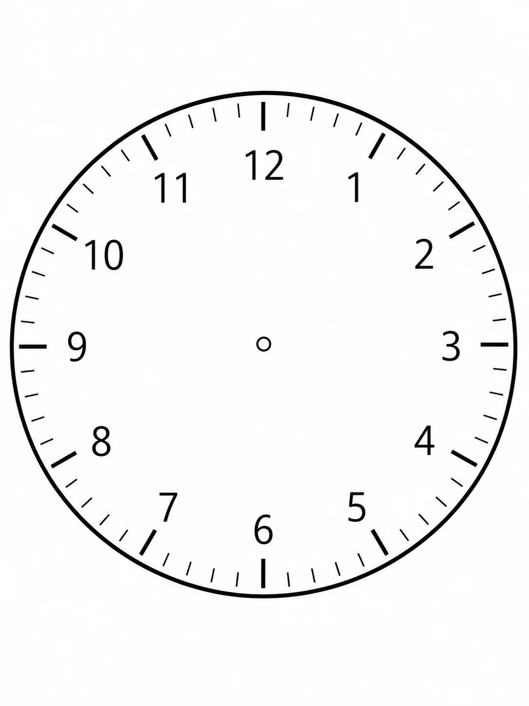 Blank Clock Generator