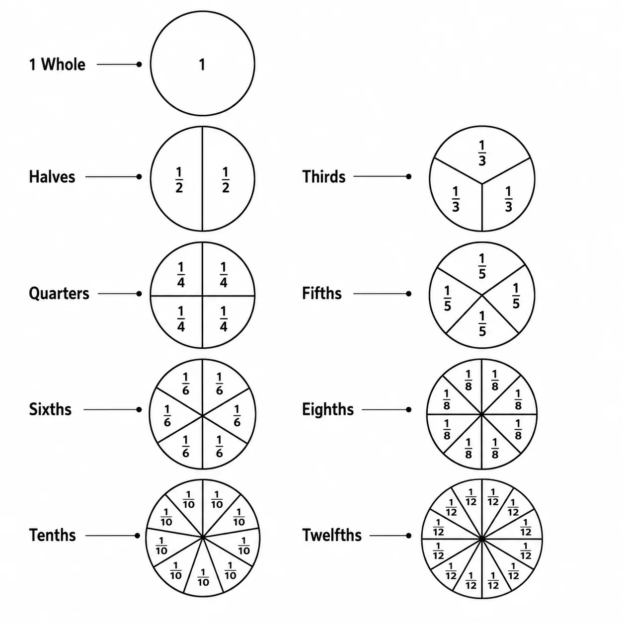 Fraction Circles Generator