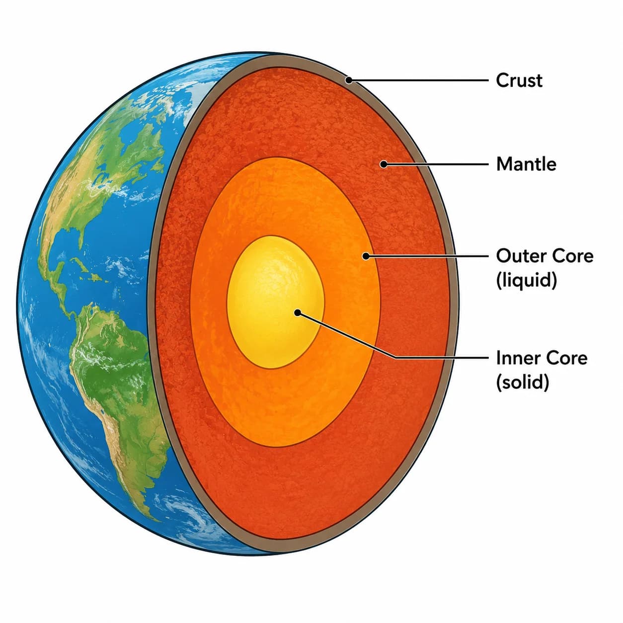 Layers of the Earth Diagram Generator