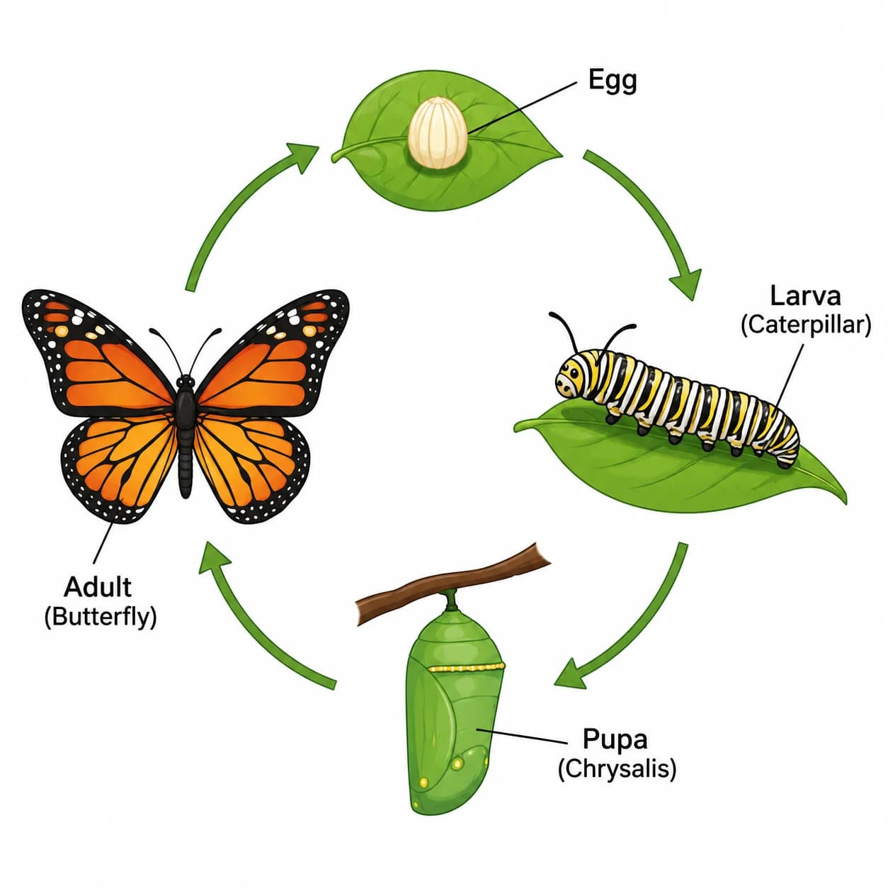Life Cycle of a Butterfly Generator