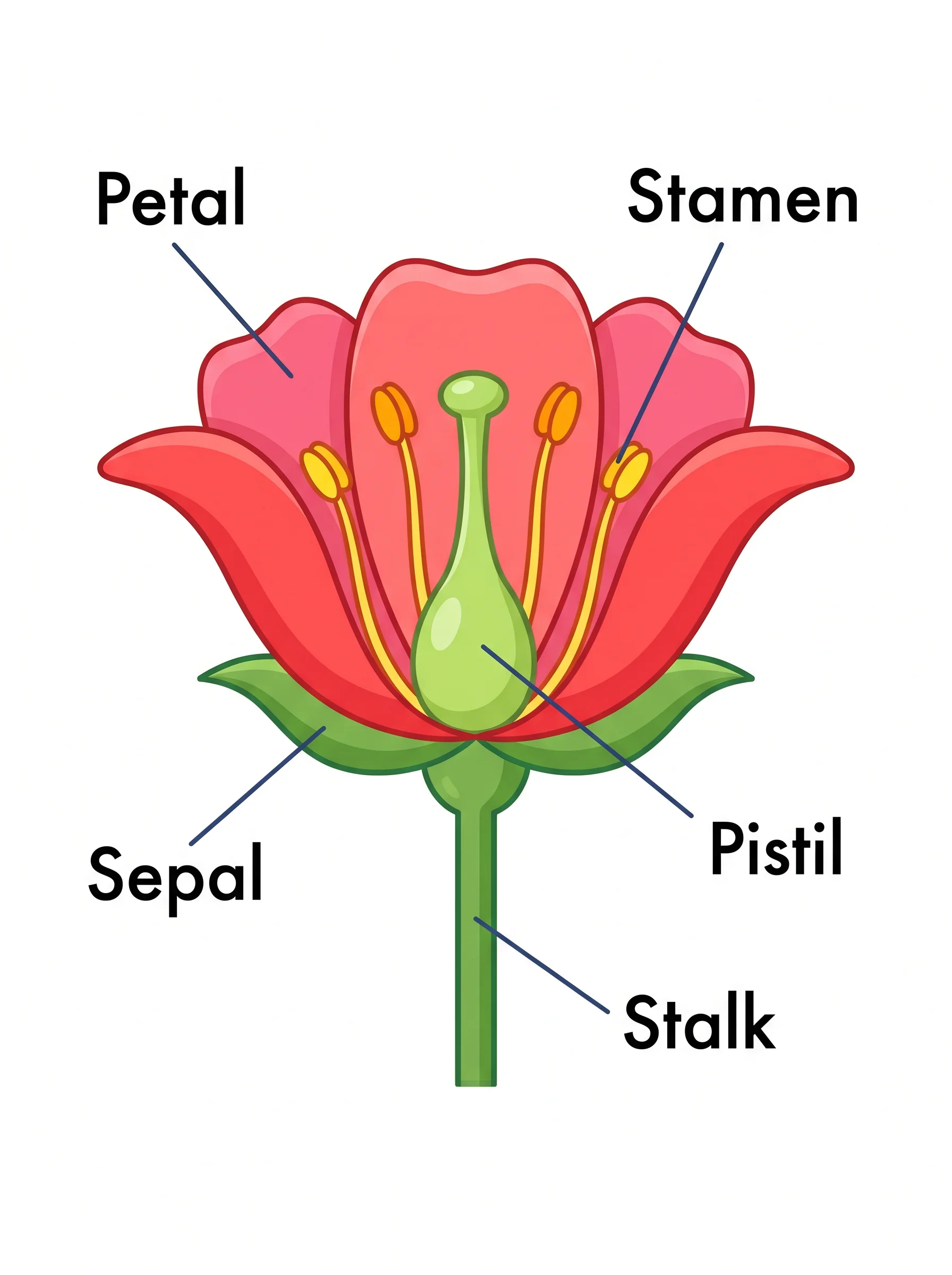 Parts of a Flower Generator
