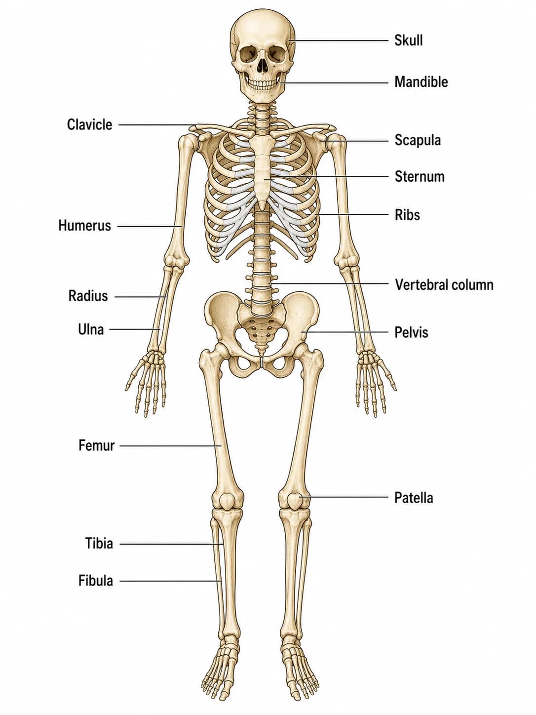 Skeletal System Diagram Generator