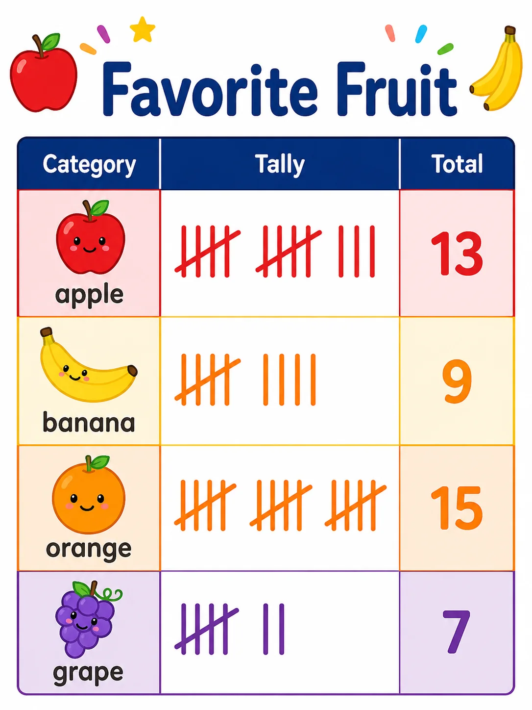 Tally Chart Generator